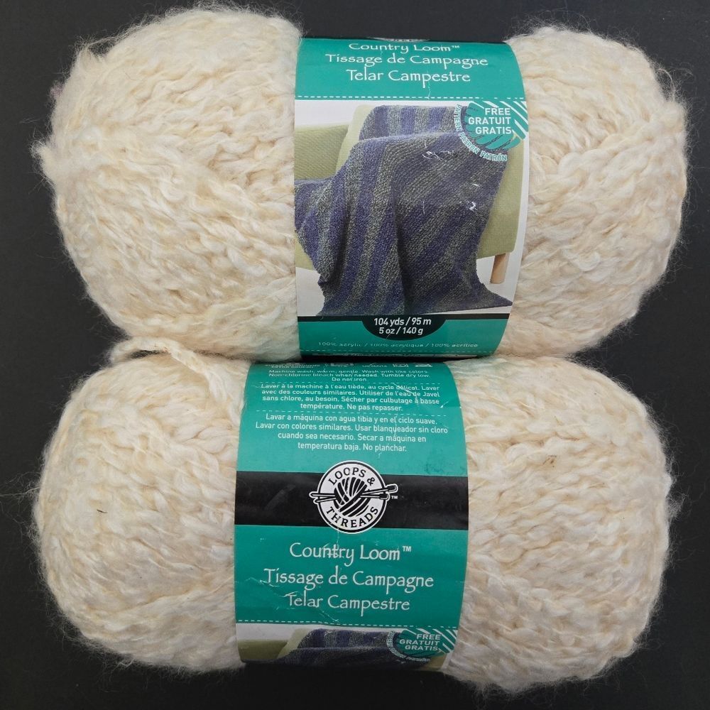 Loops & Threads Country Loom Yarn Warm Cream